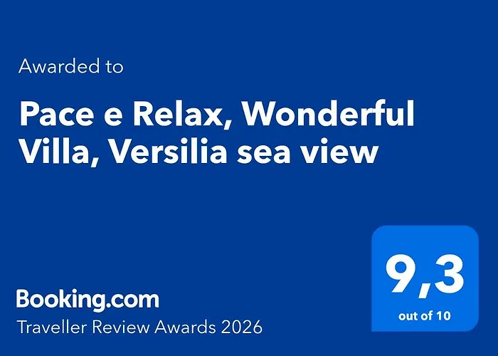 펜션 Pace E Relax, Wonderful Villa, Versilia Sea View 마사로라